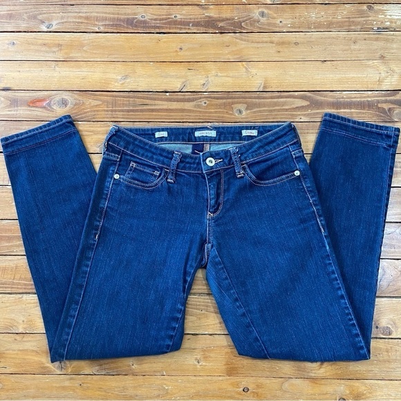 Miss syxty Soul ankle skinny blue jeans low rise soft stretchy Denim feminine 27 - Picture 1 of 13